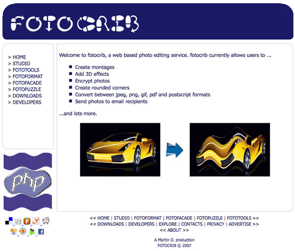 Photo Editing Software fotocrib