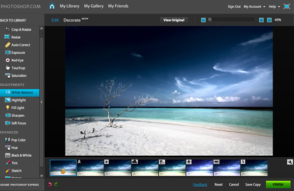 Online Photo Editing Software photoshop